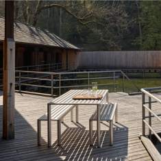 Gartenmöbel Tisch Gartentisch Embru Easy Aluminium Tisch