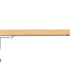 elektrisch höhenverstellbarer Bürotisch Holz Bürotische Arbeitstisch Büro Schreibtisch Zemp PURA Steh-Sitztisch
rechteckige Tischplatte