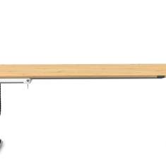 elektrisch höhenverstellbarer Bürotisch Holz Bürotische Arbeitstisch Büro Schreibtisch Zemp PURA Steh-Sitztisch
rechteckige Tischplatte