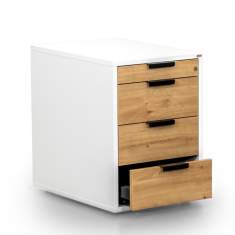 Container Holz Korpus weiss Bürokorpus Büro Zemp PURA Unterstellkorpus