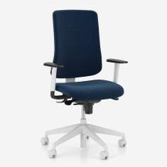 Büro Drehstuhl blau Drehstühle Bürostuhl mit Armlehnen Nowy Styl Utila