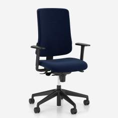 Büro Drehstuhl blau Drehstühle Bürostuhl mit Armlehnen Nowy Styl Utila