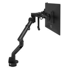 Monitorärme schwarz Monitorhalterung doppelt Tischklemme, Kabellochbefestigung, Monitor-Befestigung Dataflex Viewgo pro Monitorarm - Schreibtisch 643