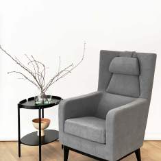 Loungesessel grau Sessel Lounge Sitzmöbel NC Nordic Care Stop