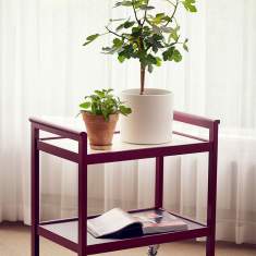 Servierwagen rot NC Nordic Care Ruter