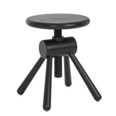 höhenverstellbarer Hocker schwarz NC Nordic Care Orkester