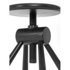 höhenverstellbarer Hocker schwarz NC Nordic Care Orkester