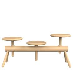 höhenverstellbare Sitzbank Holz Sitzbänke höhenverstellbar NC Nordic Care Orkester