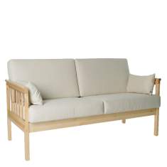 Loungesofa Holz Sofa Lounge grau NC Nordic Care Rib