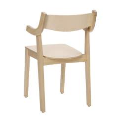 Besucherstuhl Holz Besucherstühle stapelbar Cafeteria Stuhl Holzschale NC Nordic Care Gepetto