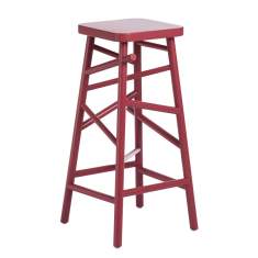 Barstuhl rot Barhocker Holz Barstühle NC Nordic Care Plockepinn