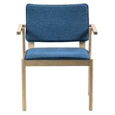 Besucherstuhl blau Besucherstühle Holz Konferenzstuhl Cafeteria Stuhl NC Nordic Care Jackie