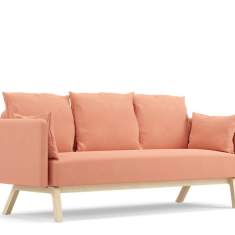 Loungesofa orange Sofa Lounge Holz NC Nordic Care Dahlia