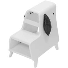 Spielerisches Sitzmöbel weiss Hocker Kinder NC Nordic Care Filuren