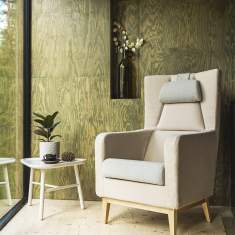Loungesessel grau Sessel Lounge NC Nordic Care Stop wing