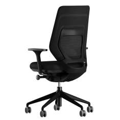 Büro Drehstuhl schwarz Bürostuhl Netzgewebe Drehstühle FM Büromöbel fm Asiento