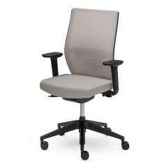Büro Drehstuhl grau Drehstühle Netzgewebe Bürostuhl Haworth Aloha Active AX