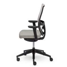 Büro Drehstuhl grau Drehstühle Netzgewebe Bürostuhl Haworth Aloha Active AX