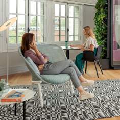 Loungesessel grau Sessel Lounge Haworth Cardigan Lounge™