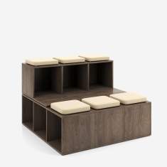 Modulares Sitzsystem Nowy Styl OXO für informelle Arbeitszonen