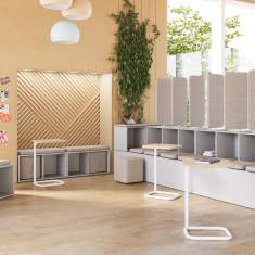 Nowy Styl OXO Sitzpouf für flexible Nutzung in modernen Arbeitswelten