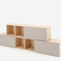 Modulare Büromöbelsysteme Regale Büro Stauraummöbel Nowy Styl Oxo Schränke & Sideboards