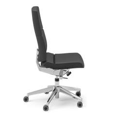 Konferenzstuhl schwarz Drehstuhl Leder Drehstühle Büro Konferenzsessel Martinstoll Collection S