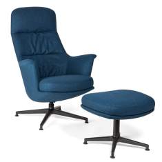 Loungesessel blau Sessel Lounge Materia Bon