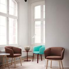 Loungesessel Holz Sessel Lounge Skandiform Central