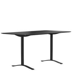 Kleiner Schreibtisch Design Schreibtische schwarz Homeoffice Büromöbel schwedisches Design, Skandiform, Aplomb