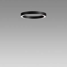 Deckenleuchte rund Deckenleuchten schwarz Aluminium Regent Lighting Giro