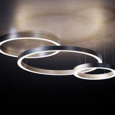 Deckenleuchte rund Deckenleuchten Aluminium Regent Lighting Giro