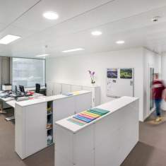 Büroschränke mit Rolladen Büroschrank weiß Embru, eQ Lateralschrank