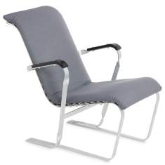 Gartenstuhl grau Sessel Aluminium Lounge Moderl 1090 Embru Breuer Sessel