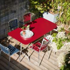 Gartentisch rot Konferenztisch Stahl Konferenztische, Embru, Haefeli Gartentische rechteckig