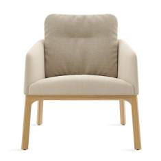 Loungesessel Holz Sessel Lounge grau Coalesse Marien152 Lounge