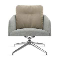 Loungesessel drehbar Sessel Lounge grau Coalesse Marien152 Lounge