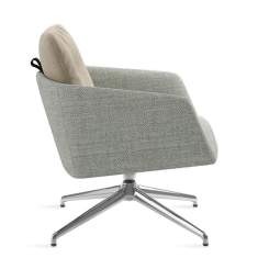 Loungesessel drehbar Sessel Lounge grau Coalesse Marien152 Lounge