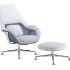 Loungestuhl grau Loungesessel Sessel Lounge Coalesse SW_1 Lounge