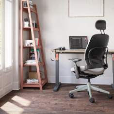 Bürostuhl schwarz Design Bürodrehstuhl Büro Drehstühle Steelcase Leap