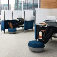 Loungemöbel Büro Lounge Möbel privater Arbeitsplatz Steelcase, Brody WorkLounge