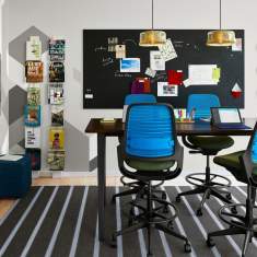 Bürostühle mit Armlehnen Drehstühle Büro, Steelcase, Steelcase Series 1 Zeichnerstuhl