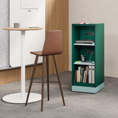 Regal grün Büro Stauraum Steelcase Volum Art