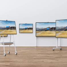 Moderationswand Bildschirm Interaktiv Steelcase Roam