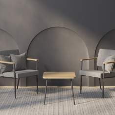 Clubsessel grau Loungesessel Sessel Loungemöbel, Nowy Styl, Zone Sessel