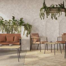 Lounge braun Loungesofa, Nowy Styl, Zone Sofa