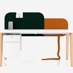 Schreibtisch Holz Schreibtische Büro Nowy Styl Levitate
abgerundete Tischplatte