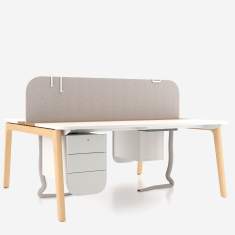 Schreibtisch Holz Schreibtische Büro Nowy Styl Levitate Workbench
Doppelarbeitsplatz