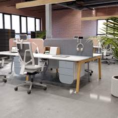Schreibtisch Holz Schreibtische Büro Nowy Styl Levitate Workbench
Doppelarbeitsplatz