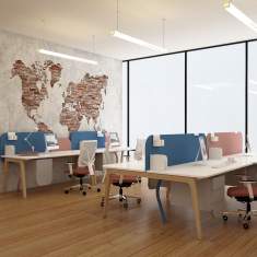 Schreibtisch Holz Schreibtische Büro Nowy Styl Levitate Workbench
Doppelarbeitsplatz